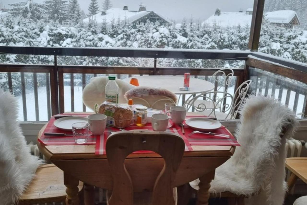 Charming Apt With Swimming Pool In Argentiere Chamonix Bagian luar foto