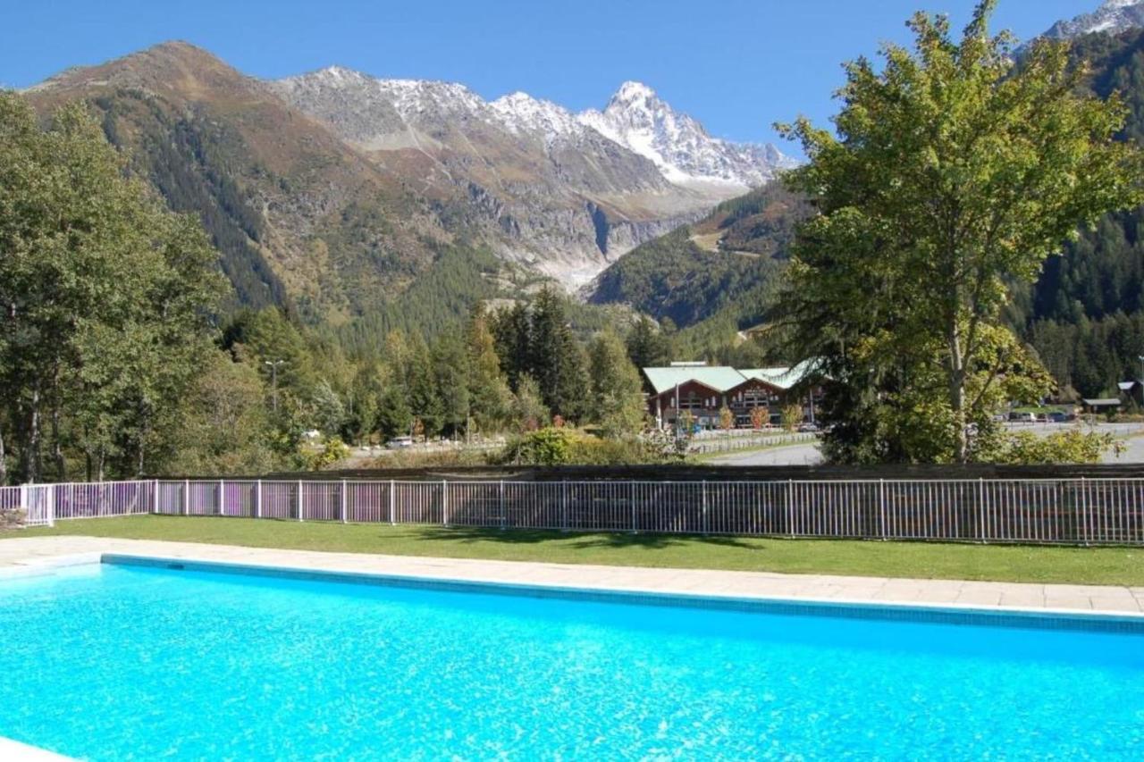 Charming Apt With Swimming Pool In Argentiere Chamonix Bagian luar foto