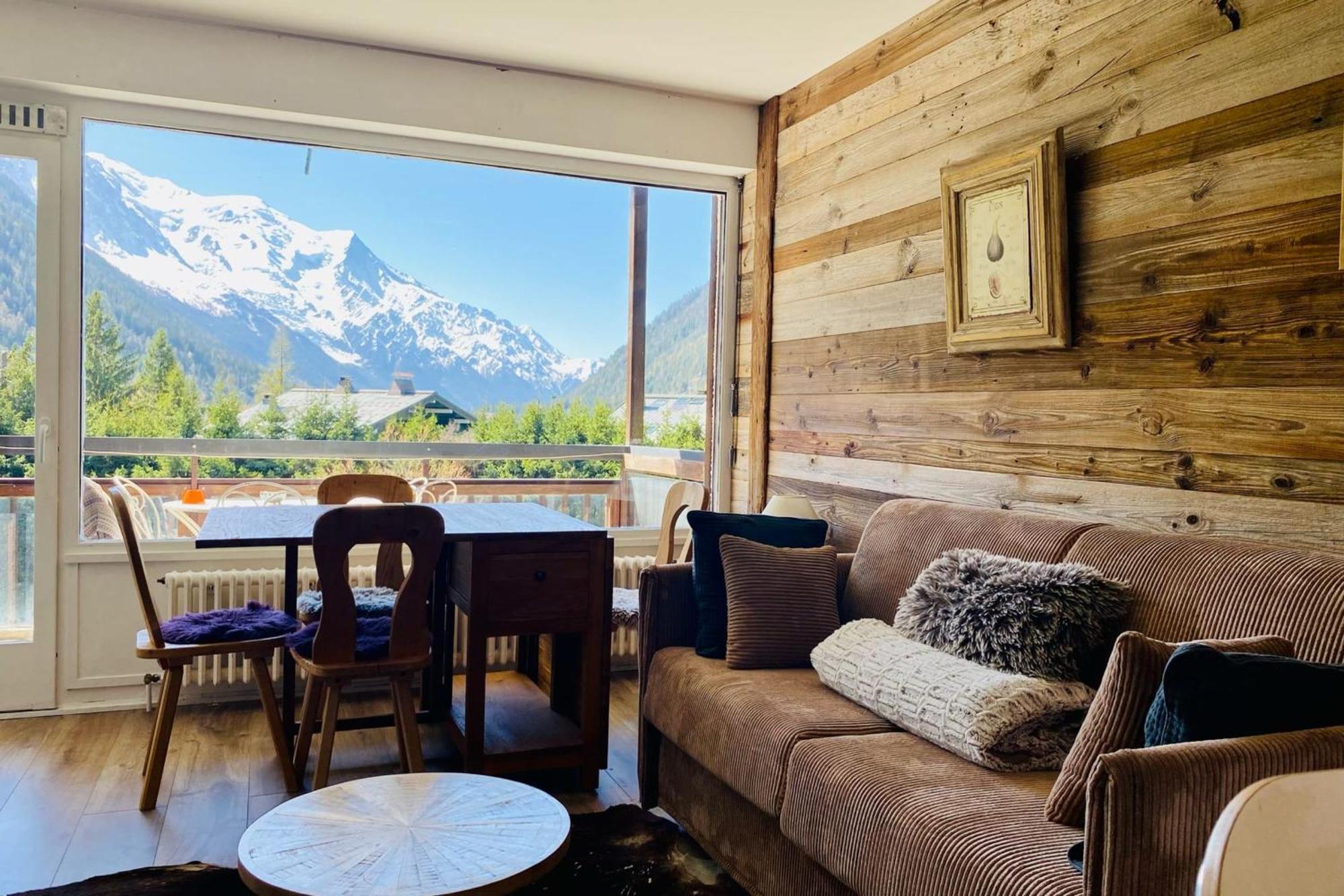Charming Apt With Swimming Pool In Argentiere Chamonix Bagian luar foto